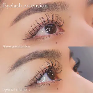 マツエク・マツパ private salon SOU所属・ﾄｰﾀﾙｾﾗﾋﾟｽﾄ MANAのマツエク・マツパデザイン