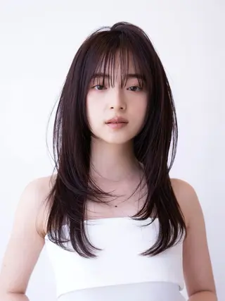 ミディアム カラー ✨髪質改善 縮毛矯正 艶髪 立川 コウキ✨のヘアスタイル