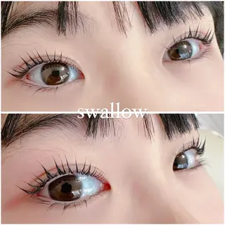 マツエク・マツパ swallow 奈良西大寺店のマツエク・マツパデザイン