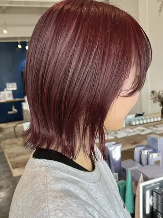 ショート カラー 岸下 理緒のヘアスタイル