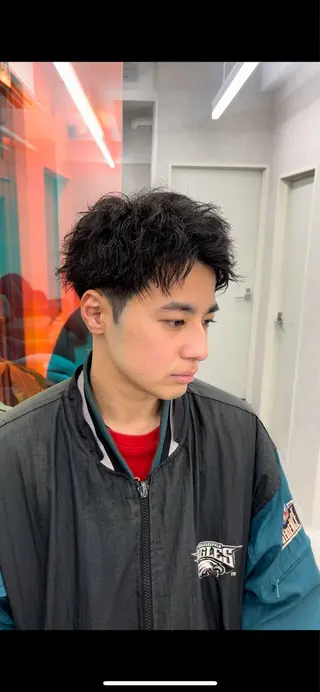 パーマ ヘアアレンジ メンズ 齊藤 大地のヘアスタイル