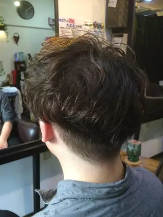 ミディアム カラー パーマ メンズ 37  beauty salon所属・熊谷直樹 カット／無料のヘアスタイル