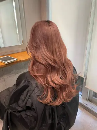 ロング カラー ♥️暖色カラ ー♥️由夏のヘアスタイル