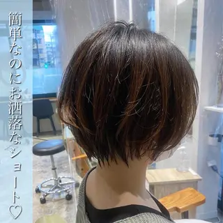 ショート ✨圧倒的満足度◎ 小顔美人ショート✨佃のヘアスタイル