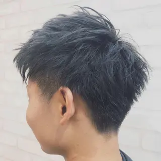 ショート メンズ 若山 敦のヘアスタイル