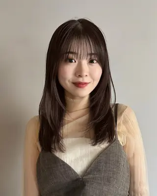 セミロング 骨格診断カット.𖥔 ボブ/レイヤー/碧夢のヘアスタイル