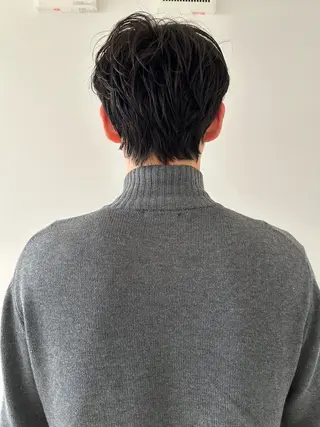 ショート カラー ケアパーマ/ケアブリ ーチdaisukeのヘアスタイル