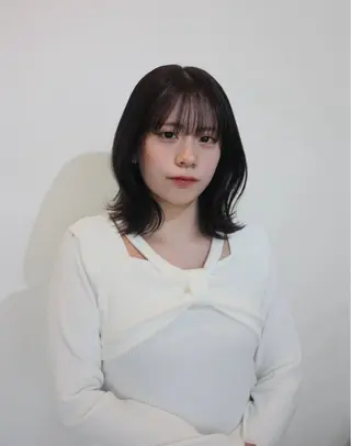 ミディアム カラー enrich / キタガワ カノンのヘアスタイル