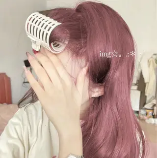 カラー akari🎀🤍 ガーリーstyleのヘアスタイル