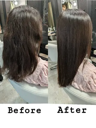 セミロング ベージュ＊Spica 【ミルクティー】のヘアスタイル