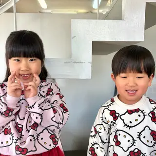 キッズ 山田 里美のヘアスタイル