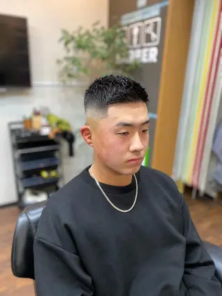 ショート メンズ ヘアーサロンのぶ所属・メンズカット 川㟢弘貴のヘアスタイル