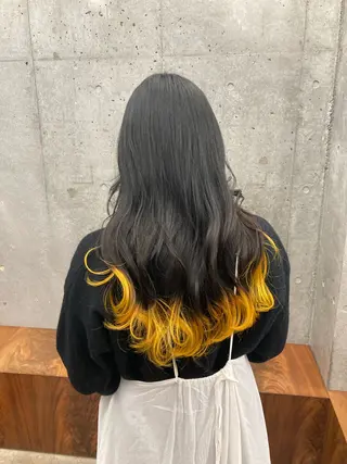 ロング カラー 暖色/ブリーチカラー 希空🪽🤎のヘアスタイル