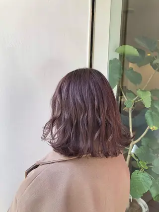 ミディアム カラー 大阪長居🌱野見山 卓也のヘアスタイル