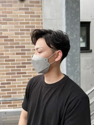 ショート パーマ メンズ スパイキーショート/ メンズヘア/hugeのヘアスタイル