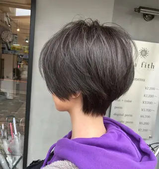 ショート カラー lafithhair ruu.南本庄のヘアスタイル