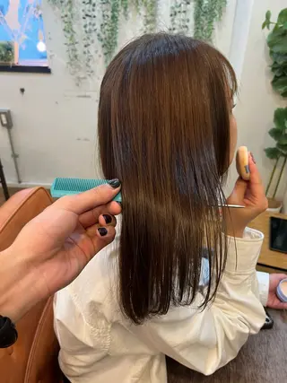 セミロング ⚪️髪質改善 縮毛 店長 コウ⚪️のヘアスタイル