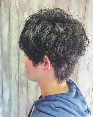 ショート ミディアム パーマ boutique misakiのヘアスタイル