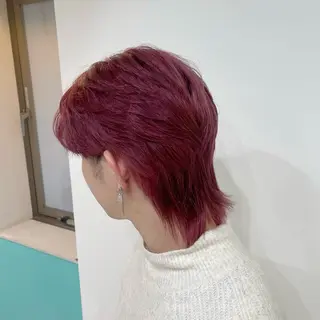 カラー メンズ mana/メンズ/ ヘアセット/ブリーチのヘアスタイル