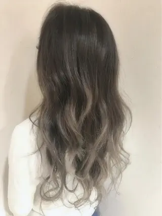 ミディアム セミロング ロング カラー パーマ ヘアアレンジ filo byFeria渋谷所属・縮毛矯正/美髪 髪質改善/石田幸輔のヘアスタイル