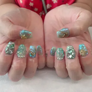 ネイル 💎🐰 saki. m 🐰💎のネイルデザイン