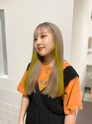 ロング COCOLOeAST所属・yumeno🫧 ハイトーン/ボブ🕊のヘアスタイル