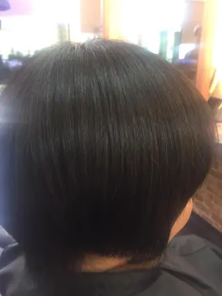 ショート カラー パーマ 桧山 真のヘアスタイル