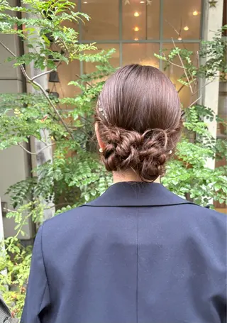 セミロング 鈴木 奈波のヘアスタイル