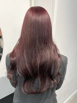 ロング ハッシュカット🎀 レイヤーダブルカラーのヘアスタイル
