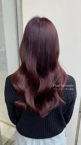 セミロング カラー mako︴ Euphoriaのヘアスタイル