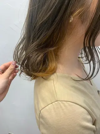 セミロング カラー newi 京橋 【yuuki】のヘアスタイル