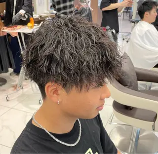 ショート パーマ メンズ 【メンズ特化】 池田大成✂︎のヘアスタイル