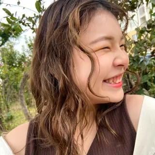 セミロング カラー ヘアアレンジ 🌼memoto 東三国店🌼のマツエク・マツパデザイン