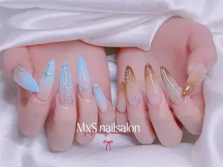 ネイル MxS Nail 【長さだし/フィルイン/マグネット/ワンホンネイル/韓国ネイル/パラジェル】所属・M×S Nail みなのネイルデザイン