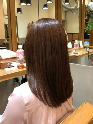 セミロング カラー ✂️RIKUKI🎨 【駒込美容師🎀】のヘアスタイル