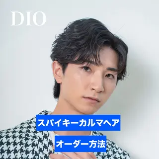 ショート パーマ メンズ 韓国メンズヘア/ 毛流れヘア　須田龍世のヘアスタイル