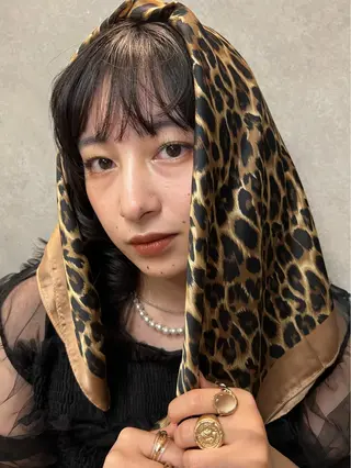 ミディアム カラー Haru/THREE …by velvetのヘアスタイル