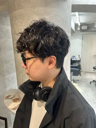 パーマ メンズ 外国人風ヘア/ 髪質改善/ayacaのヘアスタイル