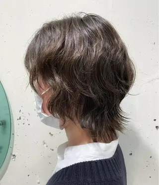 ミディアム パーマ 🌈月1夜モデル募集 📩ください⭐️のヘアスタイル