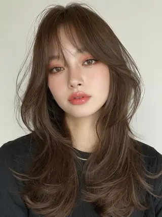 セミロング カラー 🌛ダブルカラー 🌜SAYAKAのヘアスタイル