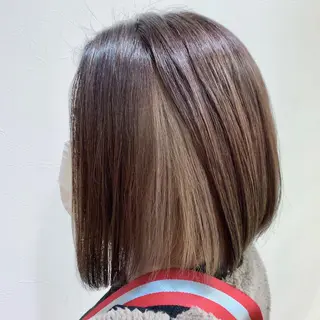 カラー 山田 里美のヘアスタイル