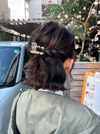 あらい まさえのヘアスタイル