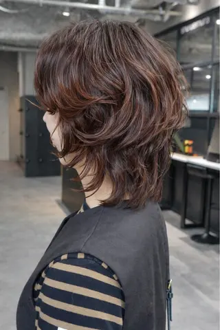 ショート パーマ 小田 晃瑛のヘアスタイル