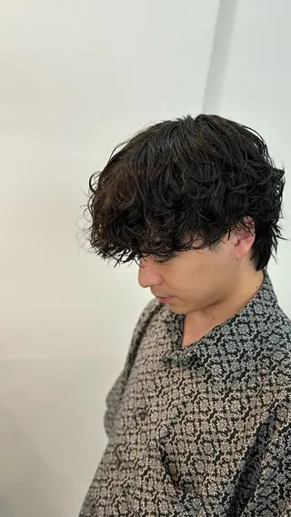 パーマ メンズ 🍐シャドウパーマ メンズ特化/守岡🍐のヘアスタイル