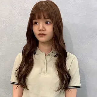 ロング カラー kanon hair所属・新木 愛花のヘアスタイル