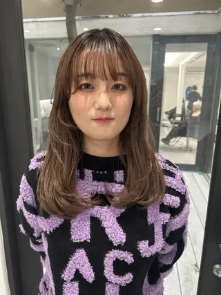 セミロング 急募/ブリーチモデル /🦋/まゆのヘアスタイル