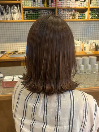 ミディアム 名駅/大人可愛い /艶髪/流音のヘアスタイル