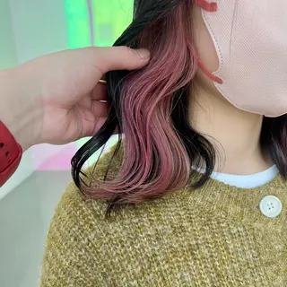 ミディアム カラー 韓国スタイル🇰🇷 トレンドレイヤー🪡のヘアスタイル