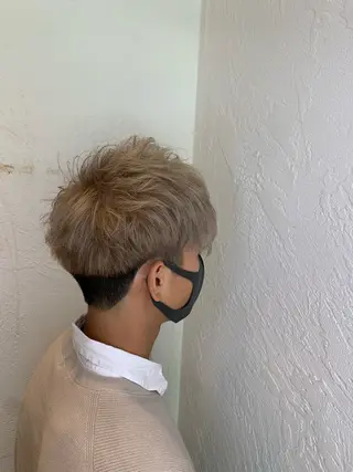 ショート カラー メンズ La fith hair bath ラフィスヘアーバース所属・御坂 (ミサカ)のヘアスタイル