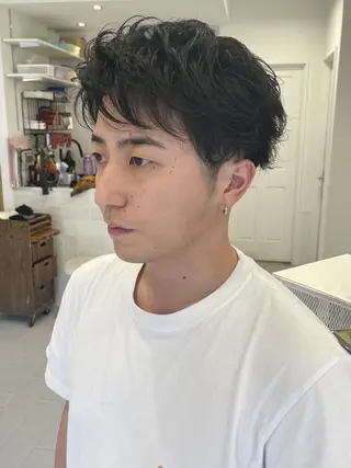 メンズ 韓国ヘア/ニュアンス パーマ　kaitoのヘアスタイル